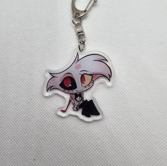 Hazbin Hotel Keychains! Angel Dust, SirPentious, Egg Bois, Cherry Bomb, Fat Nug - Picture 8 of 14